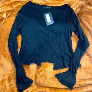 Long sleeve crop top